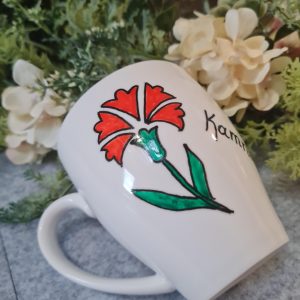 Skodelica NAGELJ s poljubnim napisom